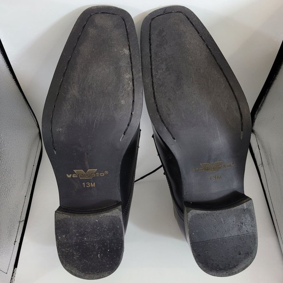 VANGELO Tuxedo TUX-5 Fashion Square Toe Men's Black Matte US Size 13M - Picture 6 of 7